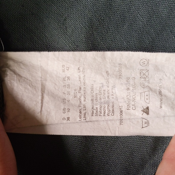 Olsen Linen Blouse - Picture 9 of 14